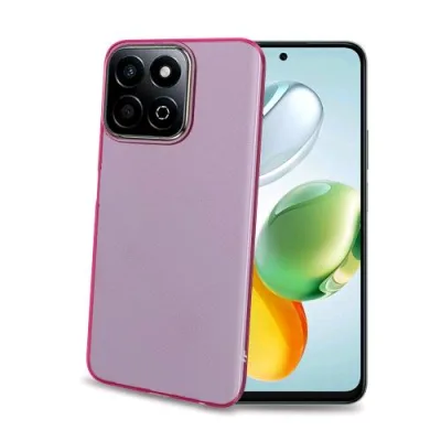 Celly Honor 200 Smart Cover in Morbido Tpu Rosa Trasparente