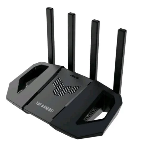ASUS Tuf Gaming BE3600 Router Wi-Fi 7 Dual-Band 802.11BE 2,5GBPS Modalita' Gioco Mobile Wi-Fi Mesh Qos Adattivo Port Forwarding Aimesh per Wi-Fi Mesh e Aiprotection Pro Tethering Mobile 4 Antenne Nero