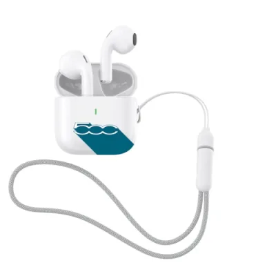 Celly 500 Collection Auricolari Bluetooth True Wirless Controllo Chiamate e Volume/Musica USB-C Laccetto Incluso Bianco