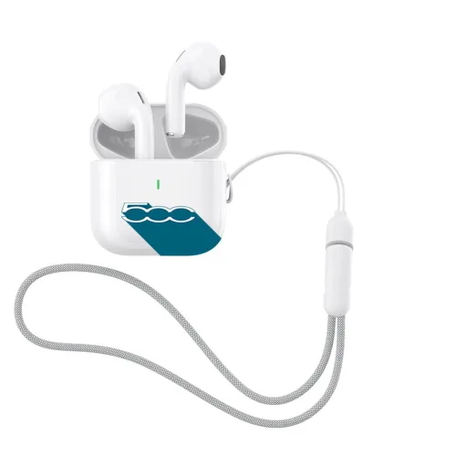 Celly 500 Collection Auricolari Bluetooth True Wirless Controllo Chiamate e Volume/Musica USB-C Laccetto Incluso Bianco