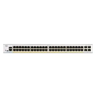 Cisco Catalyst 1300-48FP-4X Switch Gestito L3 48 Porte 48 x 10/100/1000 (POE+) + 4 x 10 Gigabit SFP+ POE+ (740 W) Montabile su Rack