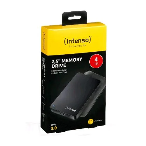 Intenso HDD Esterno Portatile 4.000GB 2.5" USB con Custodia Nero