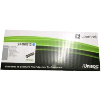 Lexmark 24B6512 Toner Ciano per XC8160DE / XC8160DTE 50.000 Pagine