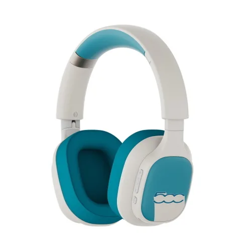 Celly 500 Collection Cuffie Wireless Pieghevoli con Microfono Controllo Chiamate e Volume/Musica USB-C Bianco Blu