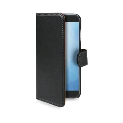 Celly Honor 9 Custodia a Portafoglio in Similpelle Nero