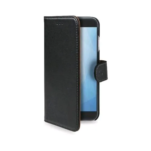 Celly Honor 9 Custodia a Portafoglio in Similpelle Nero