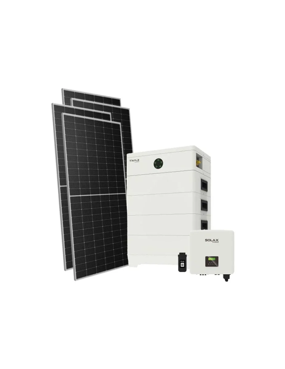 Kit fotovoltaico trifase 10710W inverter 10kW batteria al litio 14.4KWh TP-HS36 Solax Power