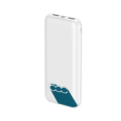 Celly 500 Collection Powerbank 10.000mAh 12 W 1 x USB-A 1 x USB-C 1 x Micro USB Bianco