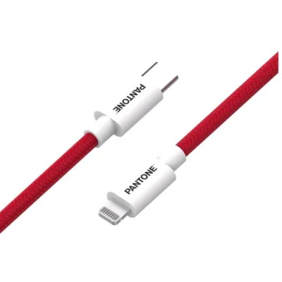 Pantone Cavo da USB-C a Lightning 60 W 1.5 m Red