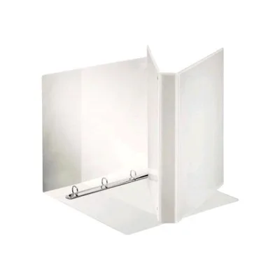 Esselte Raccoglitore a 4 Anelli da 16 mm in PP A4 Maxi Dislpay Personalizzabile Dorso 3 cm Col. Bianco