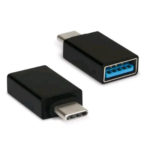 Hamlet Adattatore da USB-C Maschio a USB-A 3.0 Femmina Nero