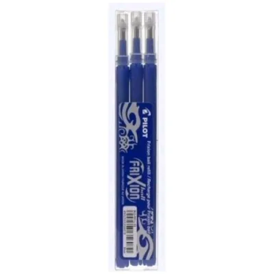 Pilot Frixion Ball Refill Blu Punta Conica 0.70 mm Conf 3 Pz.