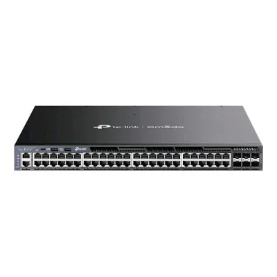 Tp-Link Omada SG6654XHP Switch Gestito L3 - 48 x 10/100/1000 (POE+) + 6 x 10GB Ethernet SFP+ POE+ (1440 W) Montabile su Rack
