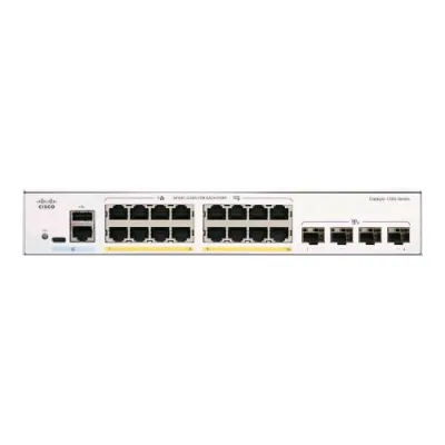 Cisco Catalyst C1300-16P-4X Switch Gestito L3 - 16 x 10/100/1000 (POE+) + 4 x 10GB Ethernet SFP+ POE+ (120 W) Montabile su Rack