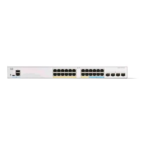 Cisco Catalyst C1300-24MGP-4X Switch Gestito L3 - 24 x 10/100/1000 (POE+) + 4 x 10 Gigabit SFP+ POE+ (195 W) Montabile su Rack