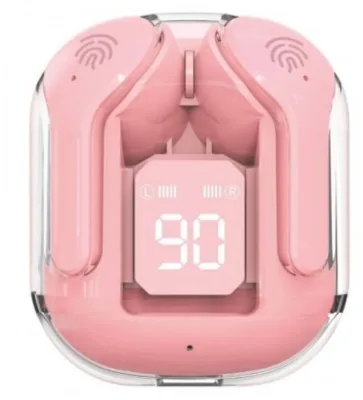AURICOLARI BLUETOOTH 5.3 USBC DISP IPX4 ROSA BATT.300MAH APPLE ANDROID