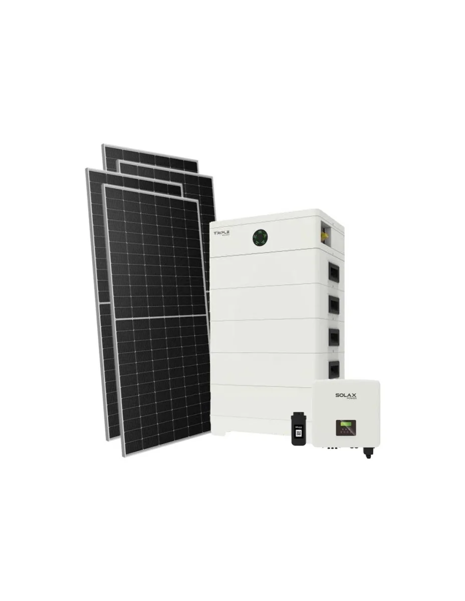 Kit fotovoltaico trifase 10710W inverter 10kW batteria al litio 18KWh TP-HS36 Solax Power