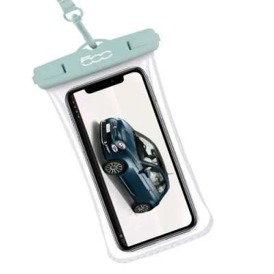 Celly 500 Collection Splashbag Custodia Impermeabile per Smartphone fino a 7" IP68 Chiusura Ermetica Laccio per Collo