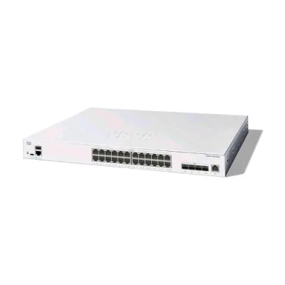 Cisco CATALYST C1300-24XT SWITCH GESTITO L3 24 x 10 Gigabit Ethernet + 4 x combo 10 Gigabit SFP+/RJ-45 BIANCO MONTABILE SU RACK