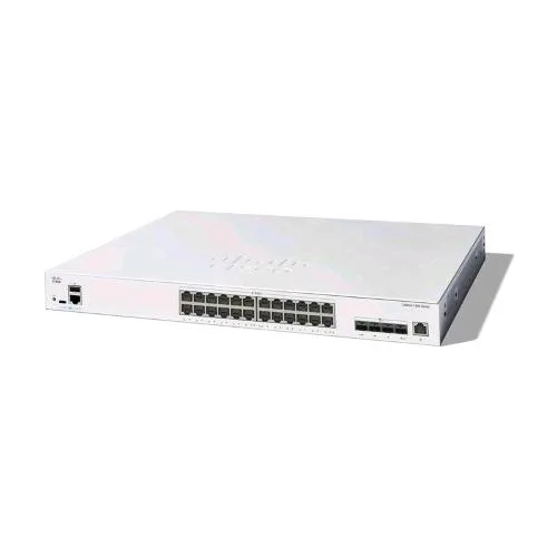 Cisco CATALYST C1300-24XT SWITCH GESTITO L3 24 x 10 Gigabit Ethernet + 4 x combo 10 Gigabit SFP+/RJ-45 BIANCO MONTABILE SU RACK