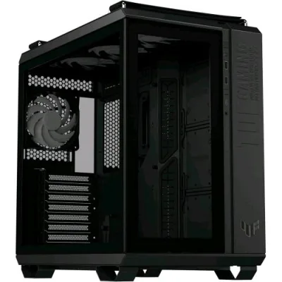 ASUS Tuf Gaming GT502 Plus TG ARGB Cabinet ATX Midi Tower Pannelli Laterali in Vetro Temperato 4 Ventole ARGB Preistallate Nero