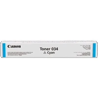 Canon 034 Toner Laser-Jet 7.300 Pagine Ciano