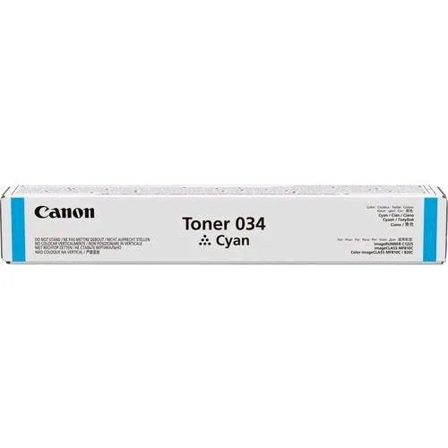 Canon 034 Toner Laser-Jet 7.300 Pagine Ciano