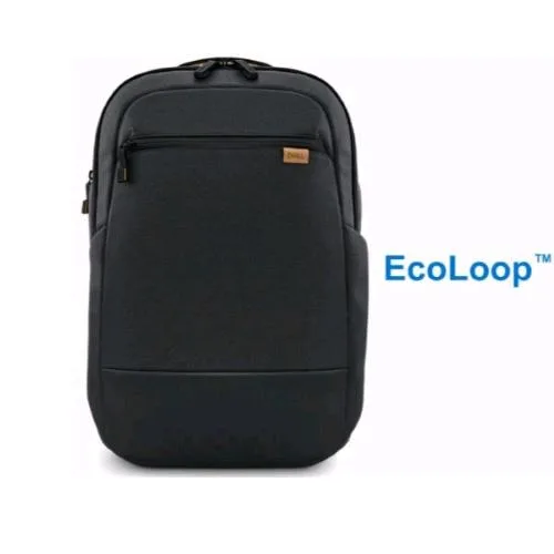 Dell Ecoloop Premier Slim Zaino per Notebook da 16" in Materiale Riciclato 2 Scomparti Tasca Anteriore e Tasche Laterali Nero