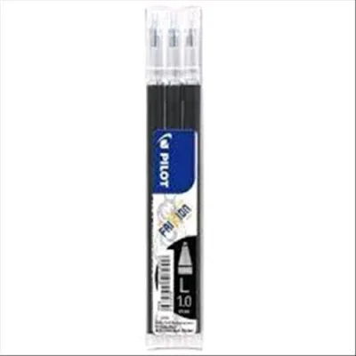Pilot Frixion Ball Refill Nero Punta Conica 1 mm Conf 3 Pz.