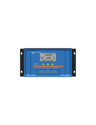 Regolatore di Carica PWM BlueSolar 10A 48V Display LCD e USB Victron Energy - SCC040010050