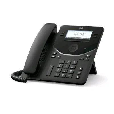 Cisco Desk Phone 9841 - Telefono VOIP Trusted Platform Module (TPM) 2.0 con ID Chiamante/Chiamata in Attesa - Sip, Rtcp, RTP, Srtp, SDP - 4 Linee - Nero Carbonio