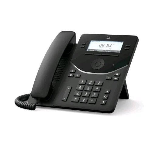 Cisco Desk Phone 9841 - Telefono VOIP Trusted Platform Module (TPM) 2.0 con ID Chiamante/Chiamata in Attesa - Sip, Rtcp, RTP, Srtp, SDP - 4 Linee - Nero Carbonio
