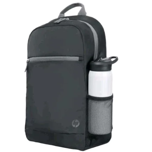 HP 9W0Z7AA Zaino per Notebook da 15.6" 4 Scomparti Interni 2 Tasche Laterali con Retina Porta Oggetti Borraccia Colore Nero