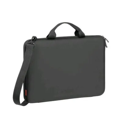 Rivacase 5130 Custodia Rigida per Notebbok da 14" e Macbookair 15" in Materiale Idrorepellente con Tracolla Nero