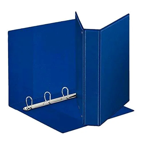 Esselte Raccoglitore a 4 Anelli da 40 mm in PP A4 Maxi Display Personalizzabile Dorso 6.5 cm Col. Blu
