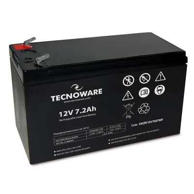 BATTERIA UPS TECNOWARE 12VDC 7.2AH HIGH ERMETICA AL PIOMBO