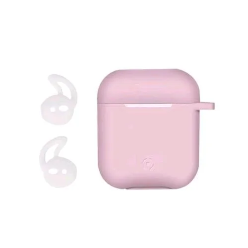 Celly AirPods 1/2 Gen Case Sport Archetti Sportivi Inclusi Pink