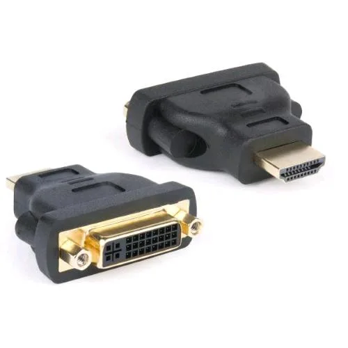 Hamlet Adattatore Video da HDMI 19PIN Type-A Maschio a DVI- 24 +5 Pin Femmina