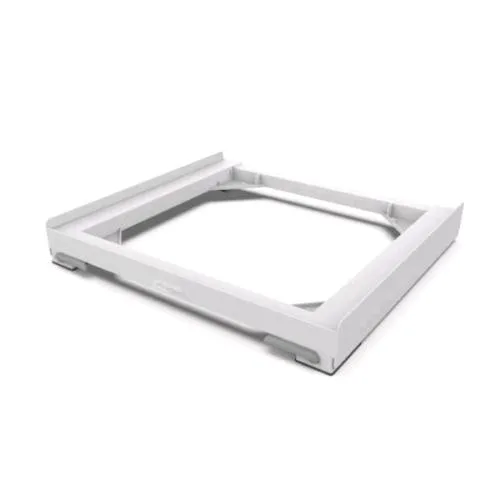 Meliconi Base Move Evo Base Anti Vibrazione in Plastica Universale con Ruote per Lavatrice o Asciugatrice Grigio