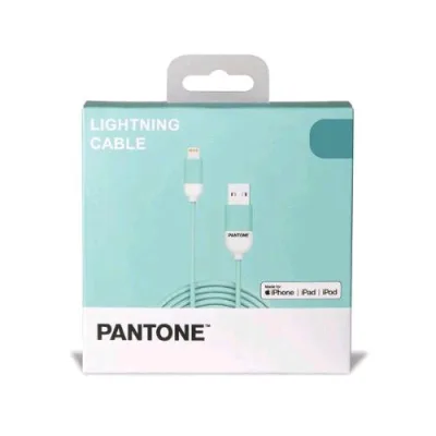 Pantone Lightning Cable Cavo USB Output Supportato 2,40A 1.5 m Blu Azzurro