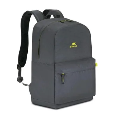 Rivacase 5562 Mestalla Zaino per Notebook da 15.6" in Poliestere Tasche Laterali e Tasca Frontale Grigio