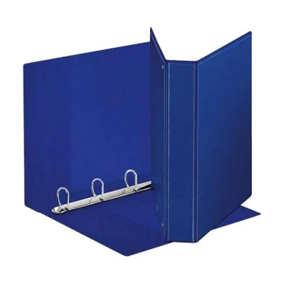 Esselte Raccoglitore a 4 Anelli da 60 mm a D in PP A4 Maxi Display Personalizzabile Dorso 9.5 cm Col. Blu