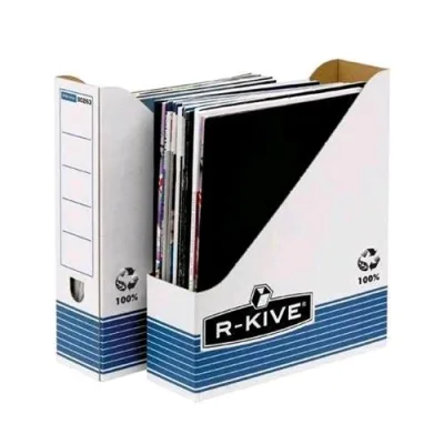 Fellowes R-Kive Portariviste in Cartone 300X800X220 mm Col. Bianco