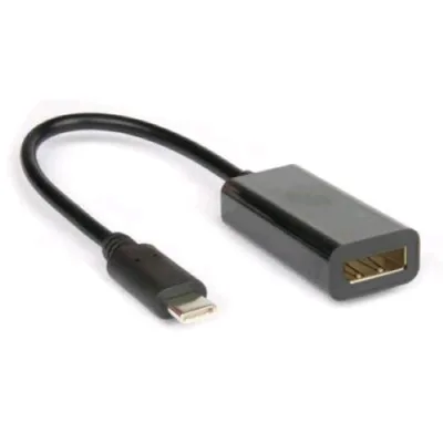 Hamlet Adattatore Video da USB 3.1 Type-C a Displayport 2K 4K Femmina Nero