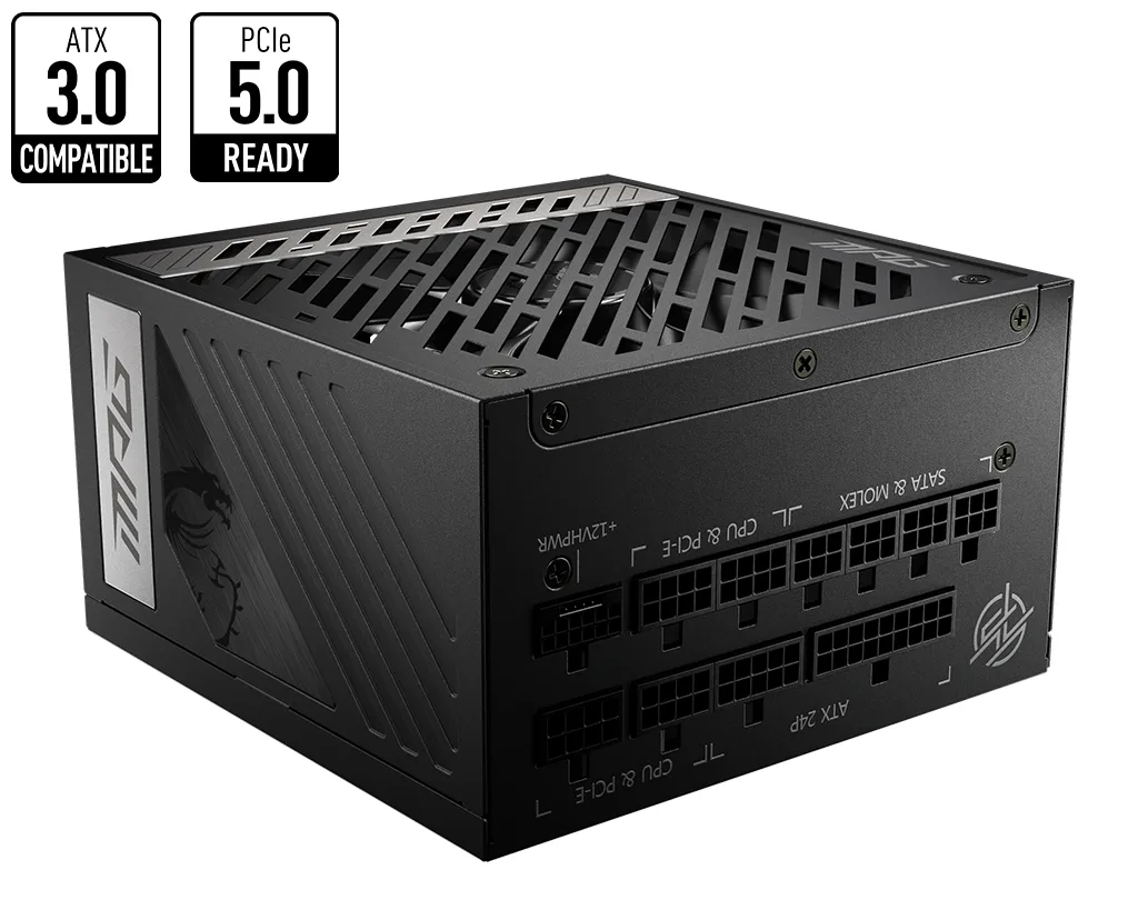 ALIMENTATORE 850W PCIE 5 80+ GOLD FULL MODULAR BK