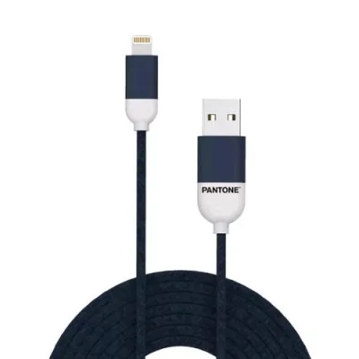 Pantone Lightning Cable Cavo USB Output Supportato 2,40A 1.5 m Blu Navy