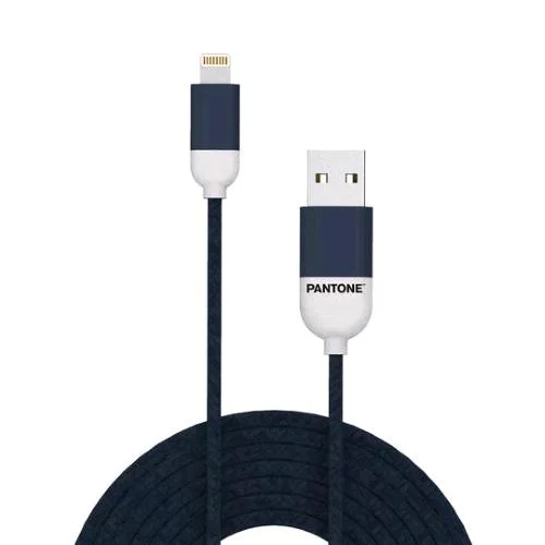 Pantone Lightning Cable Cavo USB Output Supportato 2,40A 1.5 m Blu Navy