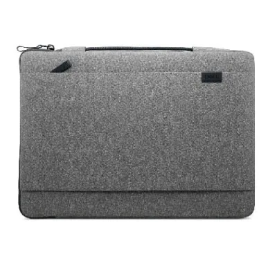 Dell Ecoloop Urban Sleeve Custodia per Notebook da 16" in Tessuto Tasca Anteriore con Cerniera Maniglia Retrattile Grigio