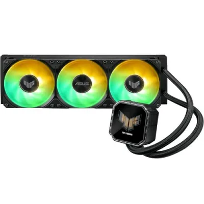 ASUS Tuf Gaming LC III 360 ARGB LCD Dissipatore a Liquido 3 Ventole ARGB Display IPS LCD da 2,8" Tubi 400mm Nero