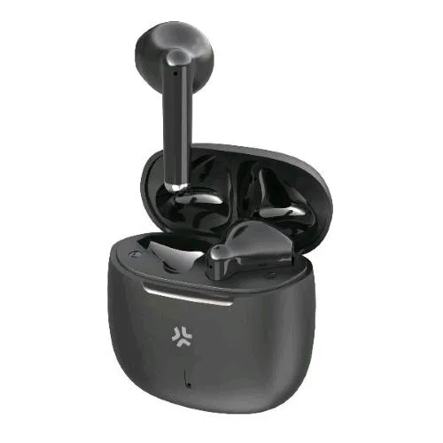 Celly Airsound Earbuds Auricolari True Wireless Ultracompatti a Goccia con Custodia e Cavo di Ricarica Inclusi Nero
